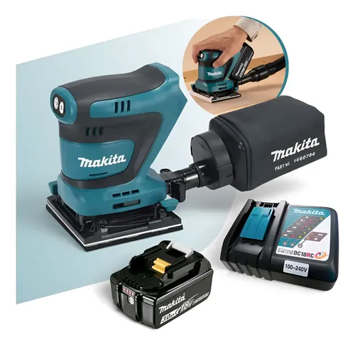 Lixadeira Orbital Makita 18V Bateria 3Ah Vale o Investimento? Prós, Contras e o Menor Preço Hoje